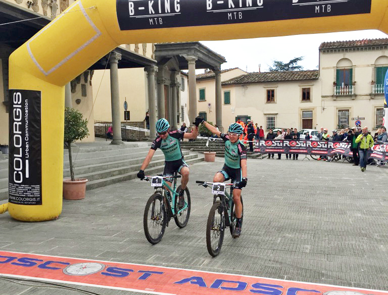 Paez and Longo on B-King Firenze's finish line